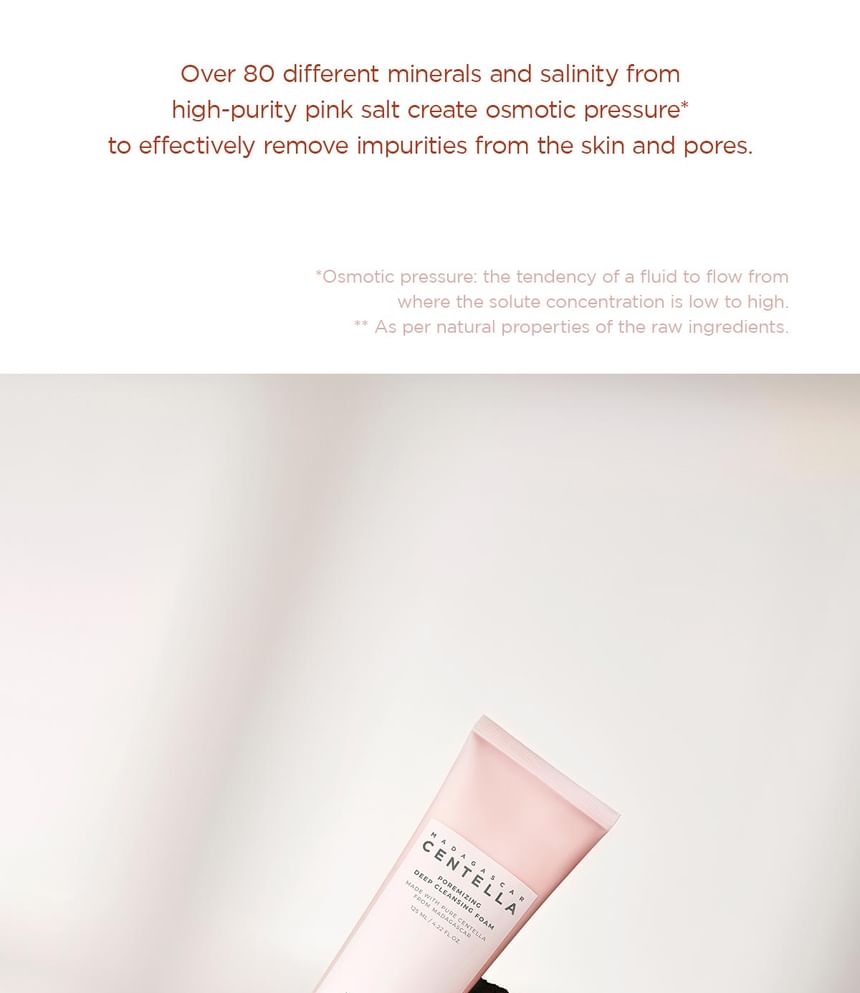 SKIN1004 MADAGASCAR CENTELLA POREMIZING DEEP CLEANSING FOAM - Nettoyant visage